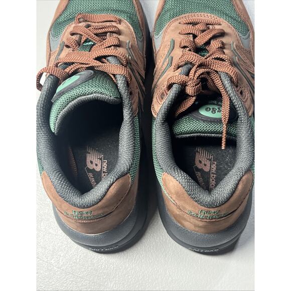 New Balance 580 Beef and Broccoli Mens 6.5 Green and Brown MT580RTB - Picture 7 of 11